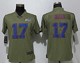 Women Nike Bills 17 Josh Allen Olive Salute To Service Limited Jersey,baseball caps,new era cap wholesale,wholesale hats